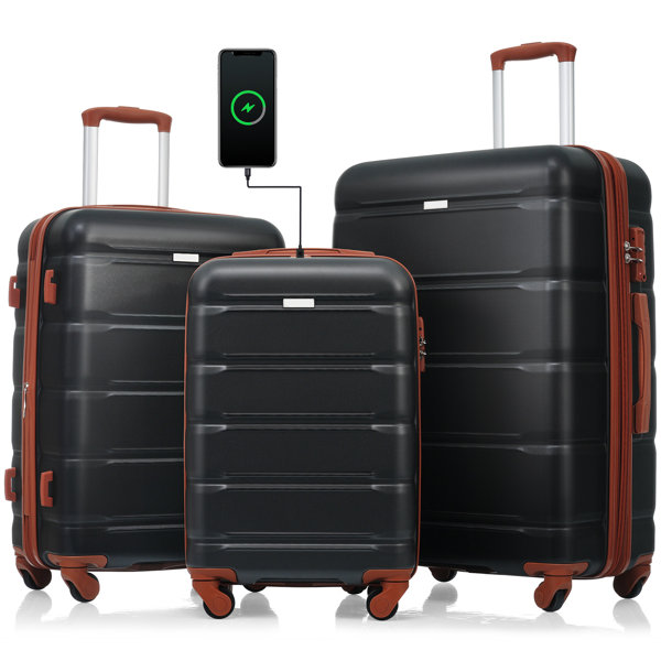 Hard shell suitcase discount set